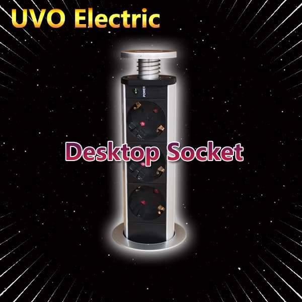 Desktop socket hidden pop up socket with usb socket charge